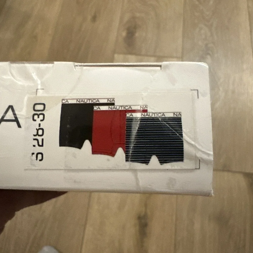 NAUTICA Mens Micro Boxer Briefs Underwear‎ 3 Pack Size Small 28-30 NIB